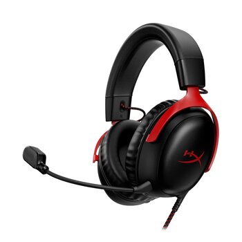 HyperX Cloud III Siyah-Kırmızı Kablolu Kulak Üstü
