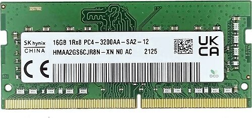 SK Hynix HMAA2GS6CJR8N-XN 16 GB 3200 MHz DDR4 SODIMM RAM Bellek