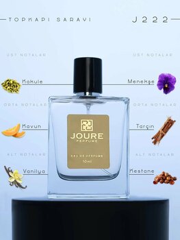 Joure J220 - Deniz Notalari Limon Bergamot Kokulu 50ml Kalici Fresh Edp Erkek Parfüm