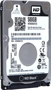 Western Digital Black WD5000LPLX 500 GB 7200 RPM Harddisk
