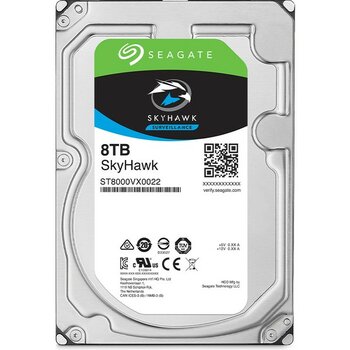 Seagate Skyhawk 8 Tb 256MB 5400RPM Sata3.0  7/24 Dvr,nvr Için Güvenlik HDD