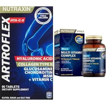 Nutraxin Artroflex HYA-C-II 90 Tablet + Men's Multi Vitamin Complex 60 Tablet