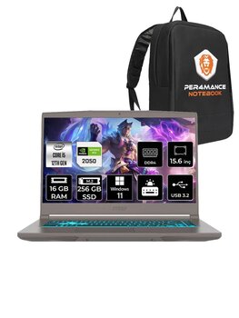 Msi Thin 15 I5 12450h 16gb 256gb Ssd Rtx2050/4gb 15.6" Fhd 144hz W11h B12ucx20tr & Per4 Çanta