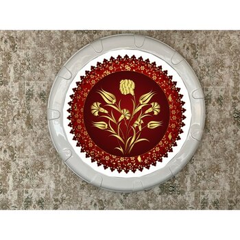 Umut Gergi Tavan  hazır Gergi Tavan Ledli Dekorasyon 135 cm HGT153 - 135 x 135 cm - Renkli