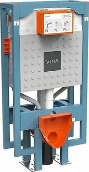 VitrA V8 768-5850-01 Gömme Rezervuar, Asma Klozetler için, Sırt Sırta Yere Montaj, 3/6 L