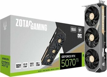 Zotac Geforce Rtx 5070 Tı Gamıng Solıd Sff Oc 16GB Gddr7 256BIT Dlss 4 Ekran Kartı