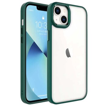 Gpack Apple Iphone 14 Plus Kılıf Kamera Çıkıntılı Nikelaj Hassas Tuşlu Arkası Cam