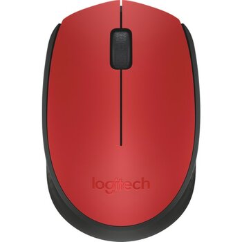 Logitech M171 USB Kırmızı Kablosuz Mouse - Çok Renkli