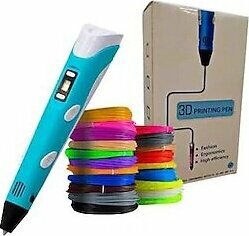 3D Kalem Pen Mavi Full Set