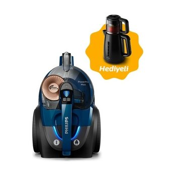 Philips Powerpro Max FC9749/07 Mavi Toz Haznesi Var Güçlü Emiş Teknolojisi ile Kullanım Kolaylığı