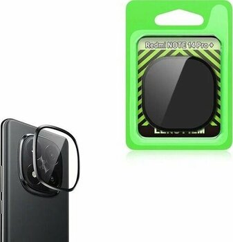 Zebana KL10 Siyah Xiaomi Redmi Note 14 Pro Plus 5G Kamera Lens Koruma Camı