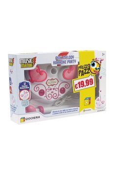 GIOCH PREZIOSI Crazy Price Karaoke Mikrofonu Ayaklı Pembe