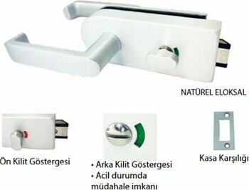 Thoor Round Wc Ti̇pi̇ Cam Kapi Ki̇li̇di̇ Mandalli