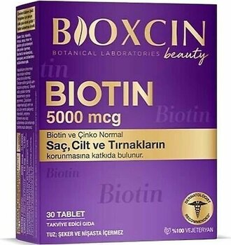 Bioxcin Biotin 5000 mcg 30 Tablet