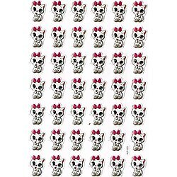 Sticker Kabartmalı A4 Boyutunda Fiyonklu Sevimli Kedi Stiker Defter Planlayıcı Etiket