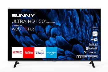 Sunny Sn50fmn252 4K Ultra Hd 50" 127 Ekran Uydu Alıcılı Webos Smart Led Tv