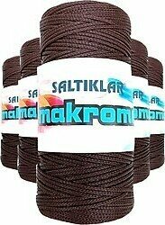 Polyester Makrome İpi 2070 Kahve 5 Adet 100 gr