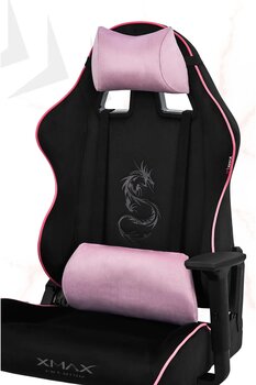 XMAX / Rio Balerion Terletmez Kadife Kumaş Siyah Gaming Oyuncu Koltuğu / 120 Kg Taşır