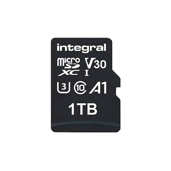 Integral 1 Tb Microsd Kart Premium Yüksek Hızlı 4K Video Bellek Kartı - 100 Mb/S'ye Kadar Okuma Ve 50 Mb/S'ye Kadar Yazma, Uhs-I, U3, Sınıf 10, A1 Uygulama Performansı