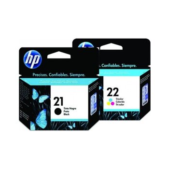 Hp 21 Siyah 22 Renkli Kartuş Hp C9351a C9352 1 Takım Siyah Renkli