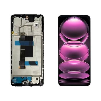 Xiaomi Redmi Note 12 Pro 5g Lcd Ekran Dokunmatik Çıtalı Siyah - Çıtalı - Oled