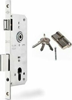 Kale 152 R35 Kale Standart Silindirli Daire Kilidi 35 mm - Nikel