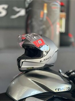 LS2 Stream 2 Mat Tıtanıum Güneş Vizörlü Tam Kask Xl