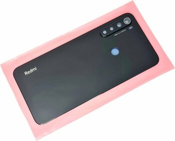 Xiaomi Redmi Note 8 Arka Kapak Batarya Kapağı (Cam Kamera Camı) Siyah