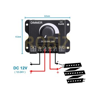 30a Dc Led Dimmer