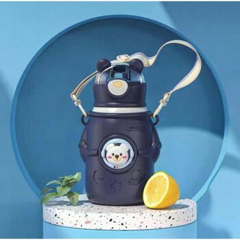 Linway Çift Katmanlı Termos Suluk 500 ml Mavi