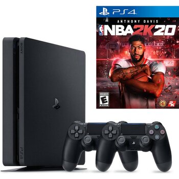 Sony PS4 Slim 500 GB Oyun Konsolu + PS4 NBA 2K20 + 2. PS4 Kol