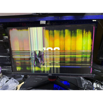 Aoc 24G2spu/Bk 23.8" 165 Hz 1 Ms Hdmı Fhd Ips Gaming Monitör Ekran Kırık