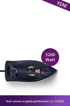 Philips Buharlı Ütü Dst7510/80 Azur 7500 Serisi Efsane Gc4909/60 Yenilendi, Şimdi 3200w 491Bseri