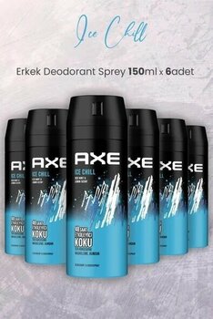 Axe Ice Chill Erkek Deodorant Sprey 150 Ml X 6 Adet
