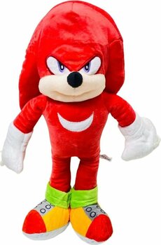 PopŞeker Sonic Ekidne Knuckles Kirpi Peluş Sonic Peluş 35cm. Sonic Oyuncak Peluş