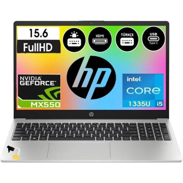HP 250 G10 8A539EA 15.6 inç Intel Core i5 1335U 32 GB 2 TB SSD NVIDIA GeForce MX550 Windows 11 Professional