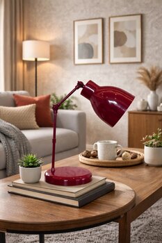 ARTILED Modern Endüstriyel Masa Lambası – Hareketli Metal Gövde – E27 Duy – Ofis & Çalışma Masası Lambası