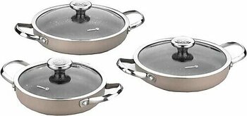 Korkmaz Zeta 6 Parça Çelik Sahan Seti