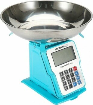 30KG 1g Dijital Kefeli Terazi Pilli ve Adaptörlü Elektronik Tartı, Paslanmaz Çelik Tepsili Tutar