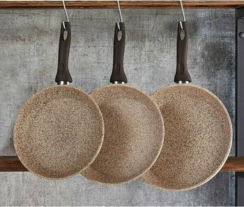 Falez Casa Milano Creamy 20-24-28 cm Tava 3'lü Set