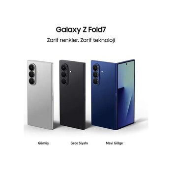 Samsung Galaxy Z Fold7 512 Gb (samsung Türkiye Garantili) Gölge Mavisi 512 Gb