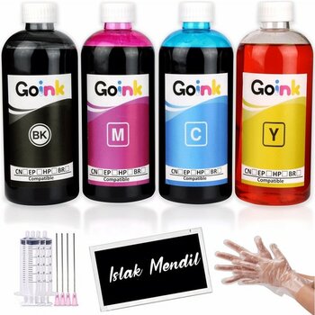 Epson L6190 4X400 ml Mürekkep Seti - (Muadil) - Renkli