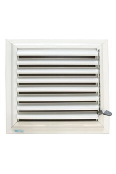 winlüx Alüminyum Banyo Wc Havalandırma Menfezi 36x36 Beyaz Seri