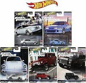 HOT WHEELS Premium 2024 Fast And Furious 5'li Set