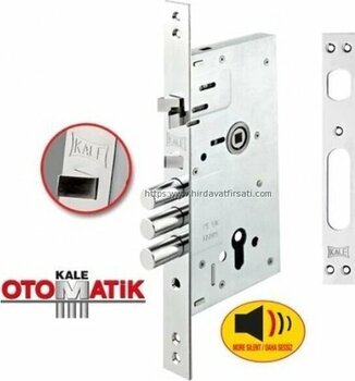 Kale 252/rav Sm Yeni Tip Otomatik Kilitlemeli Monoblok Çelik Kapı Kilidi Mandallı Sistem Barelli