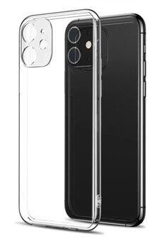 Apple Iphone 11 Kılıf Şeffaf Kamera Korumalı Silikon Telefon Kılıfı
