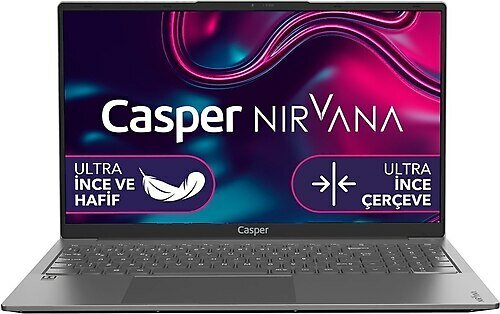 Casper Nirvana X600.1270-BV00X-G-F 15.6 inç Intel Core i7 12700H 16 GB 500 GB SSD Intel Graphics FreeDOS