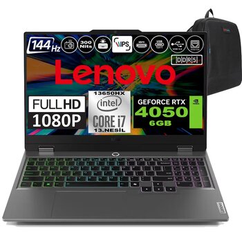 Lenovo Loq 15irx9 Intel Core I7 13650hx Ddr5 96gb 512gb Ssd Rtx 4050 6gb 300nits 15.6" 144hz Fhd Freedos Taşınabilir Bilgisayar 83dv0117trf13 + Zetta Çanta