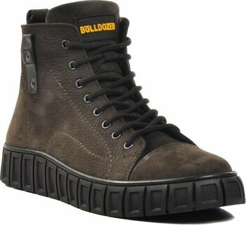 Bulldozer 250212 Antrasit Nubuk Hakiki Deri Erkek Bot - 41