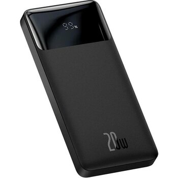 Baseus Bipow 20W Hızlı Şarj 10000 Mah LED Göstergeli POWERBANK-(5775) Nemere - Beyaz